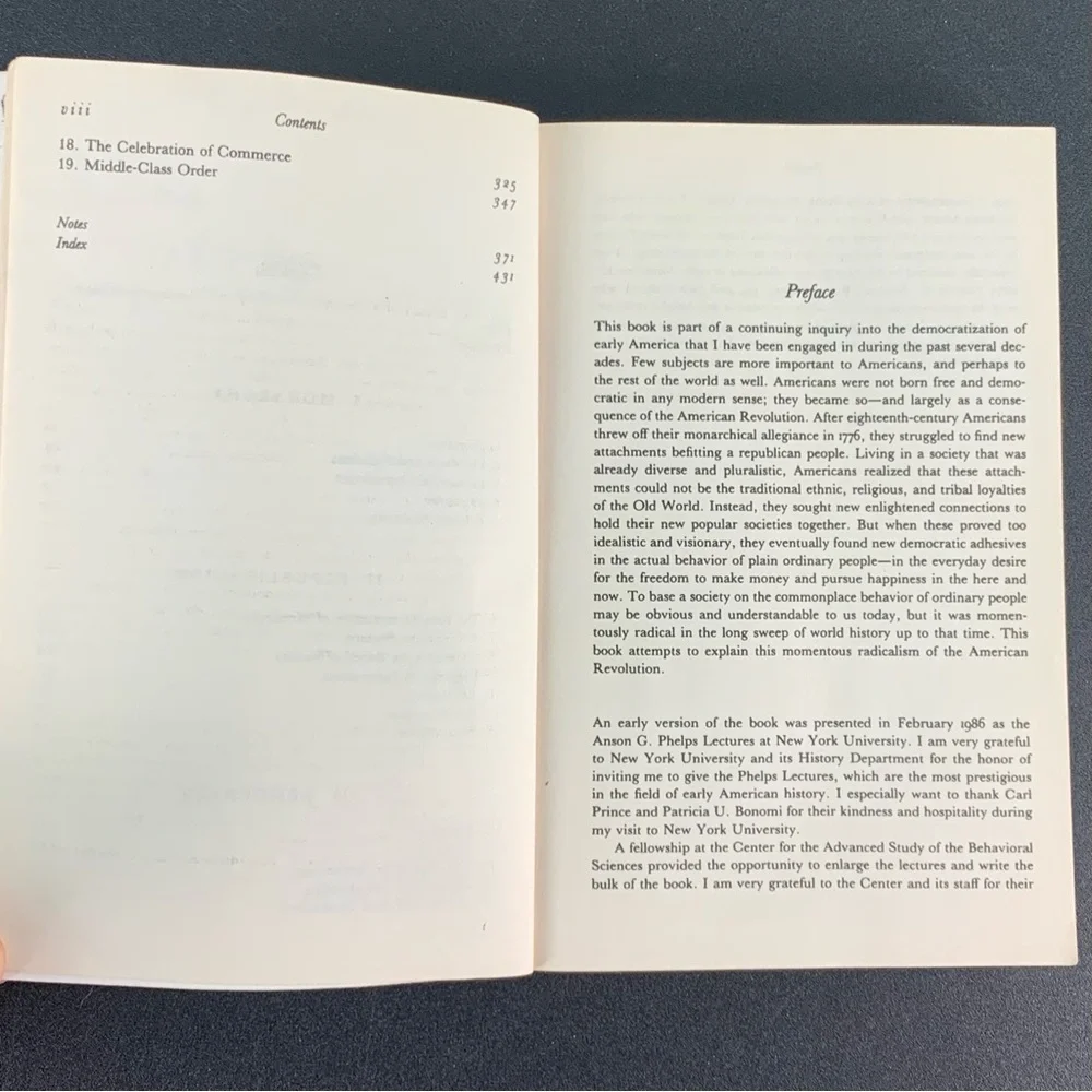 The Radicalism of the American Revolution by Gordon S. Wood. 1993.